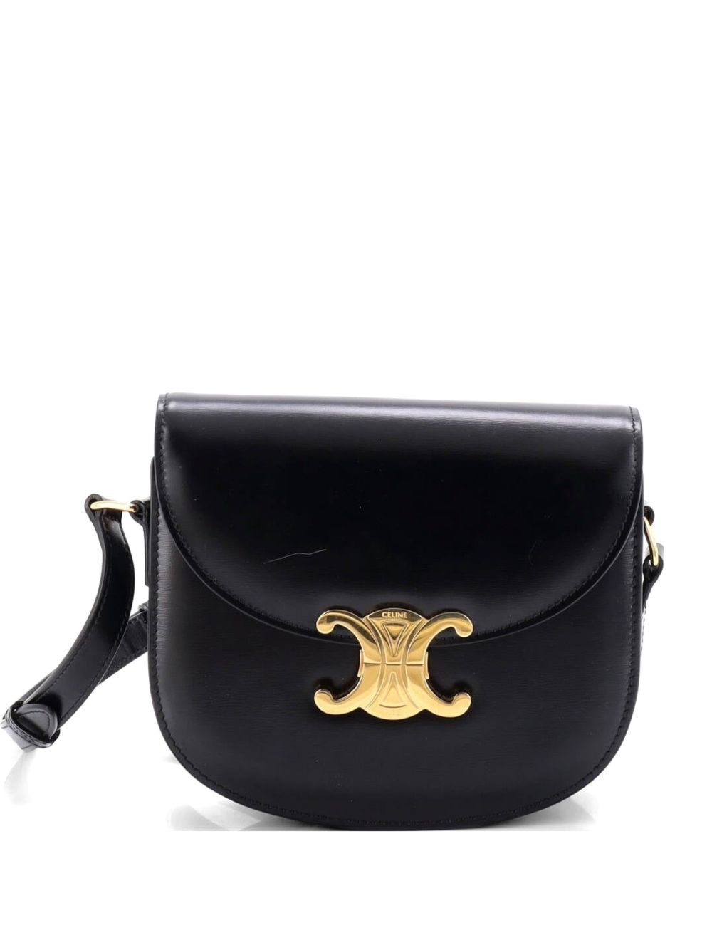 Triomphe Besace Clea Flap Bag Leather shoulder bag