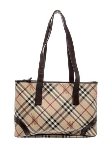 Burberry Haymarket Check Shoulder Bag