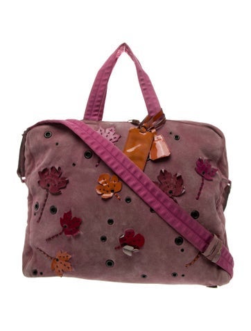 Suede Messenger Bag