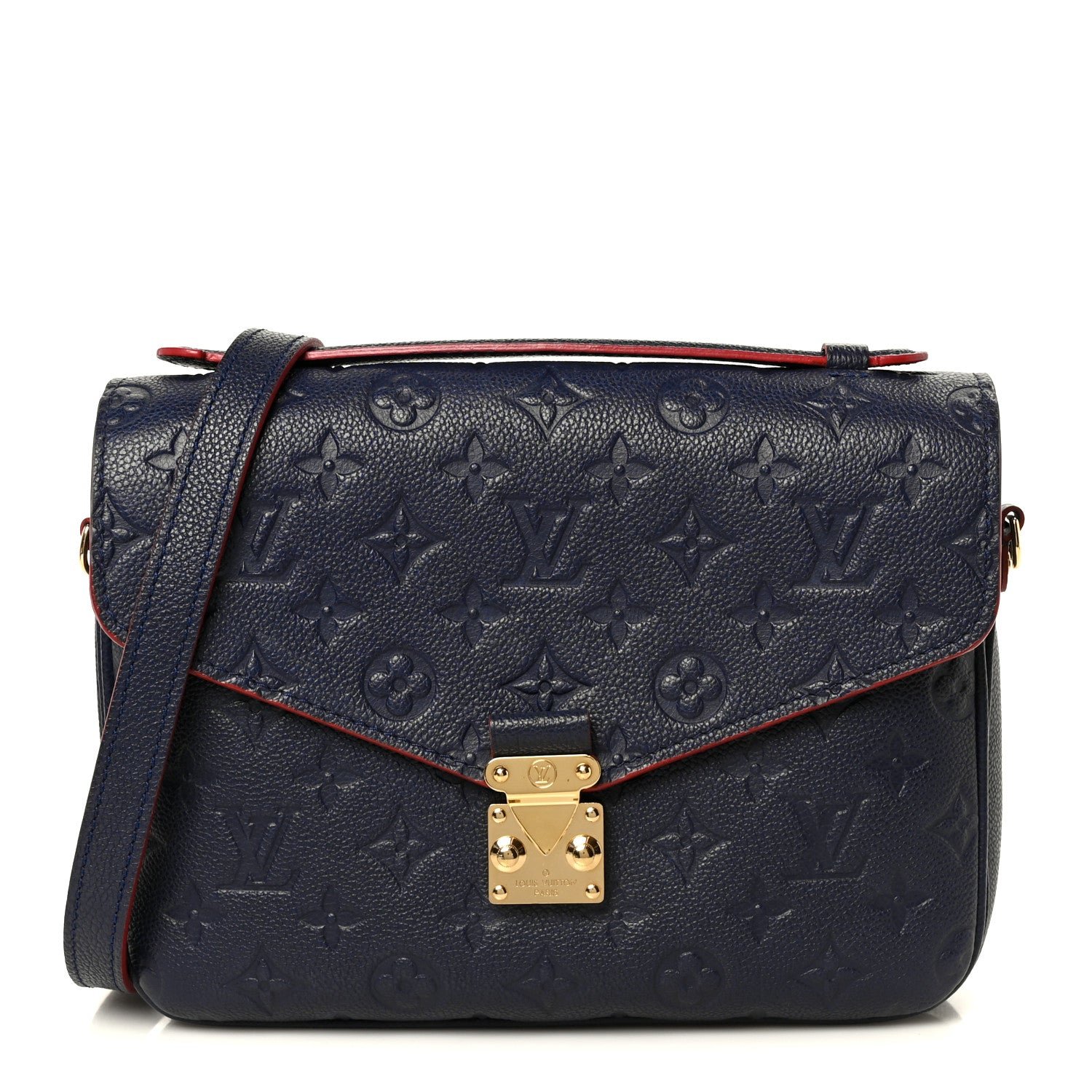 Louis Vuitton Empreinte Pochette Metis Marine Rouge