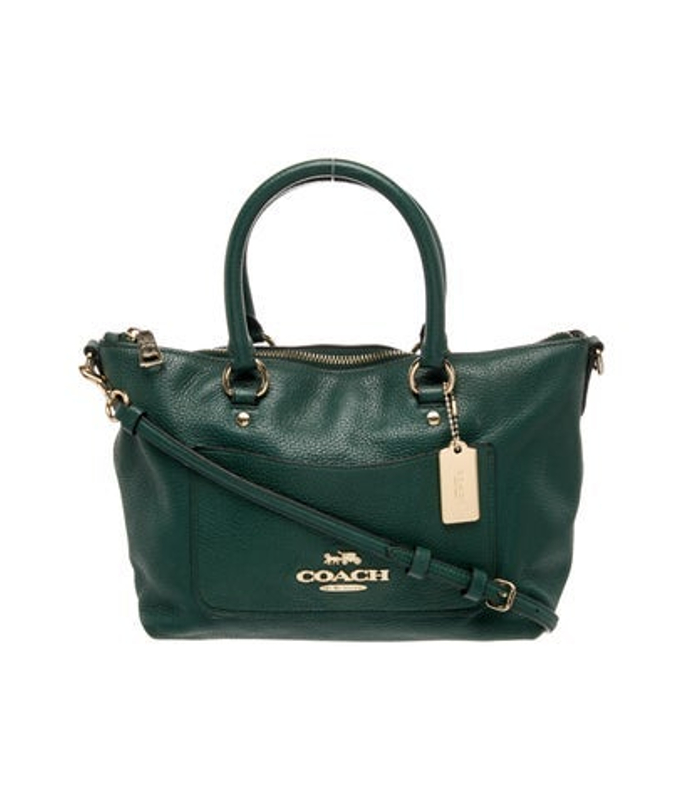 Coach Leather Top Handle Bag