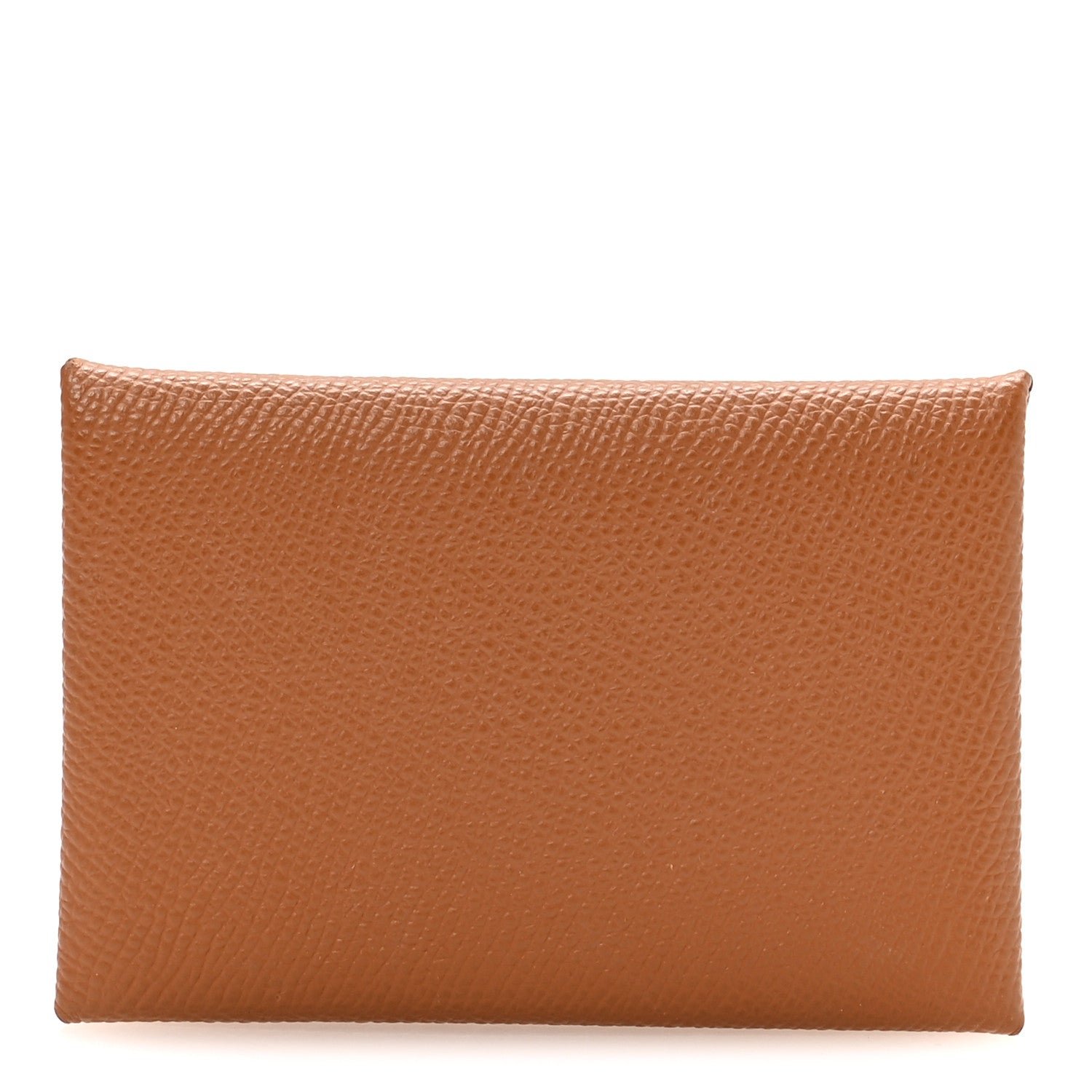 Hermes Epsom Calvi Card Case Gold