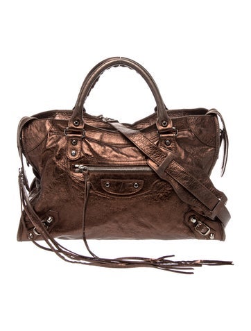 Leather Motorcycle City Bag Small