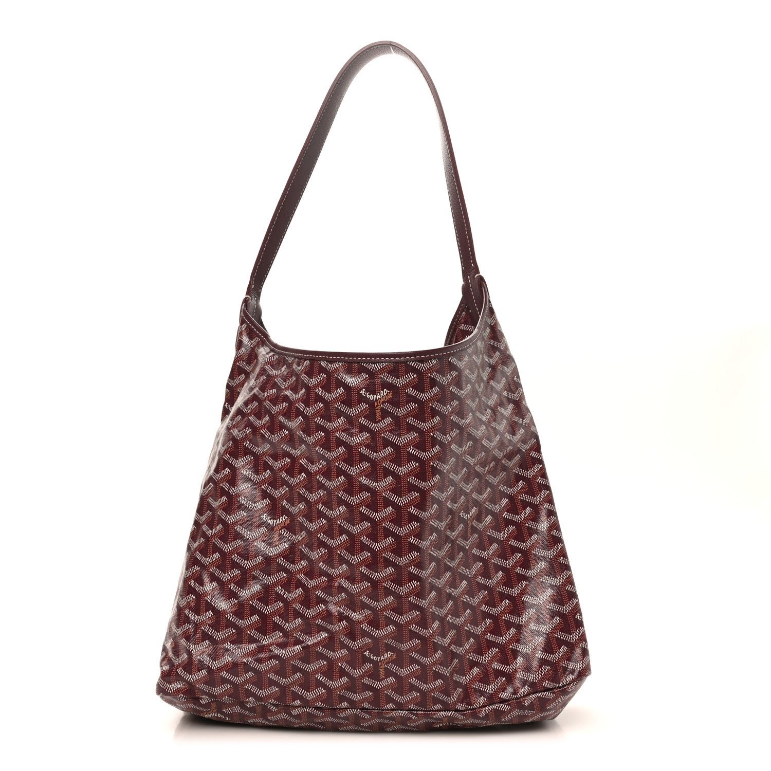 Goyard Goyard Goyardine Boheme Hobo Burgundy
