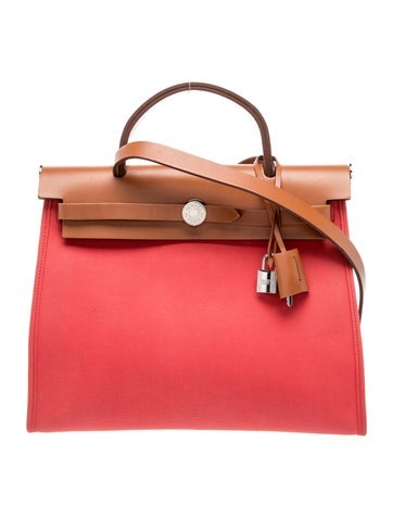 Hermes Toile Officier & Vache Hunter Herbag Zip 31