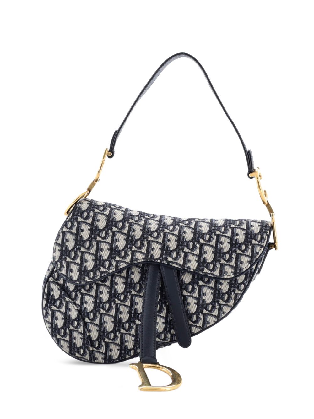 Dior Saddle Handbag Oblique Canvas Medium shoulder bag