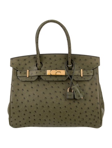 Hermes Ostrich Birkin 30