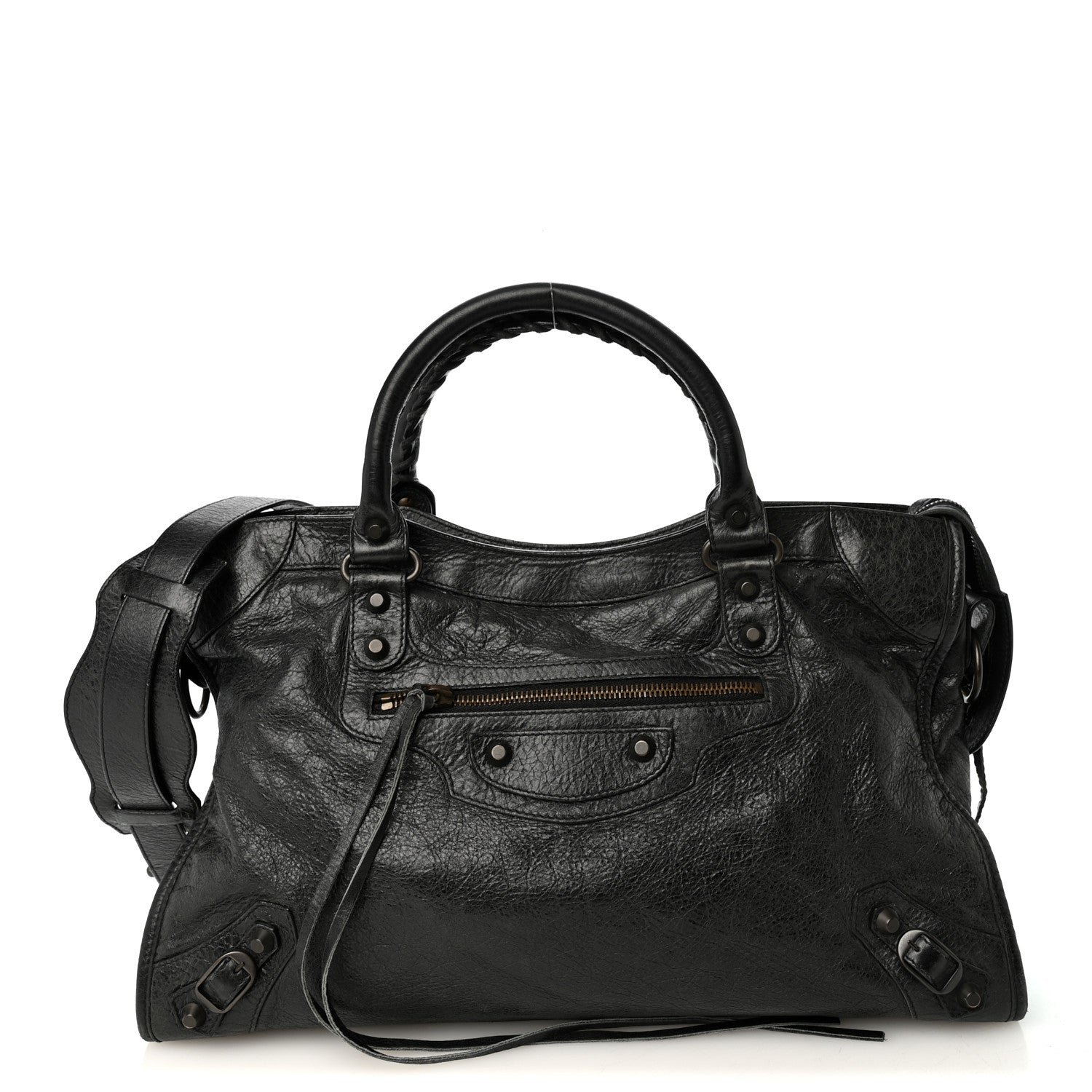 Balenciaga Agneau Classic Hardware City Black