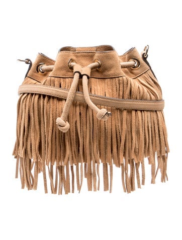 Suede Bucket Bag