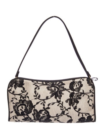 Jimmy Choo Lace Top Handle Bag