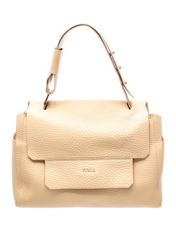 Leather Top Handle Bag