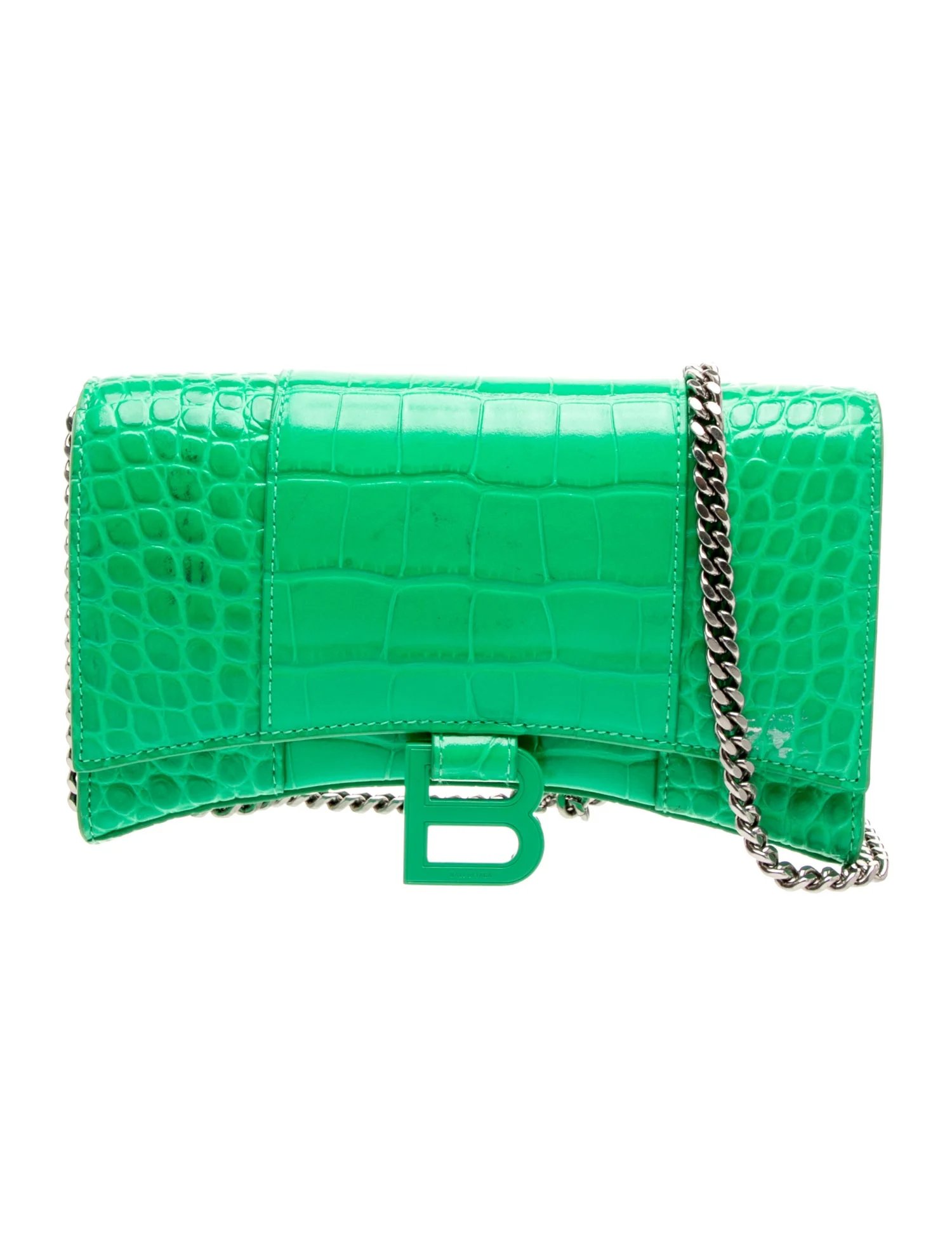 Embossed Leather Crossbody Bag