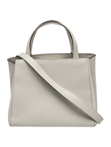 Valextra Leather Top Handle Bag
