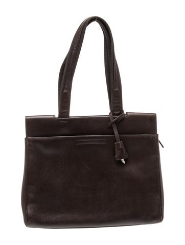 Vitello Leather Tote Vintage