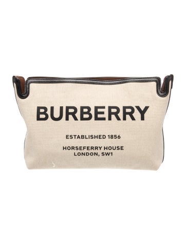 Burberry Canvas Clutch