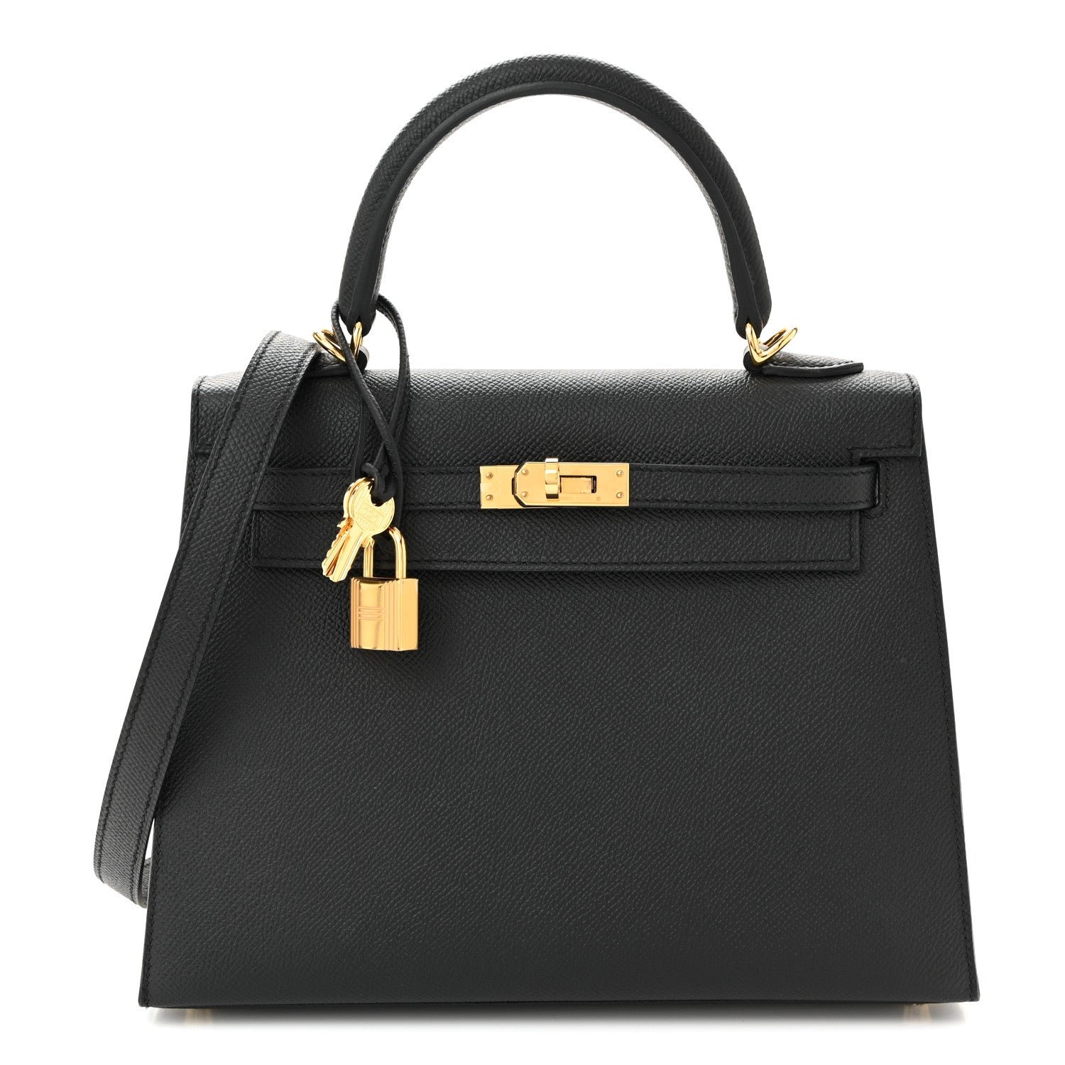 Hermes Hermes Epsom Kelly Sellier 25 Black