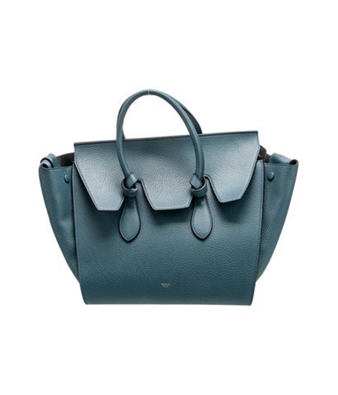 Celine Leather Tie Tote Medium