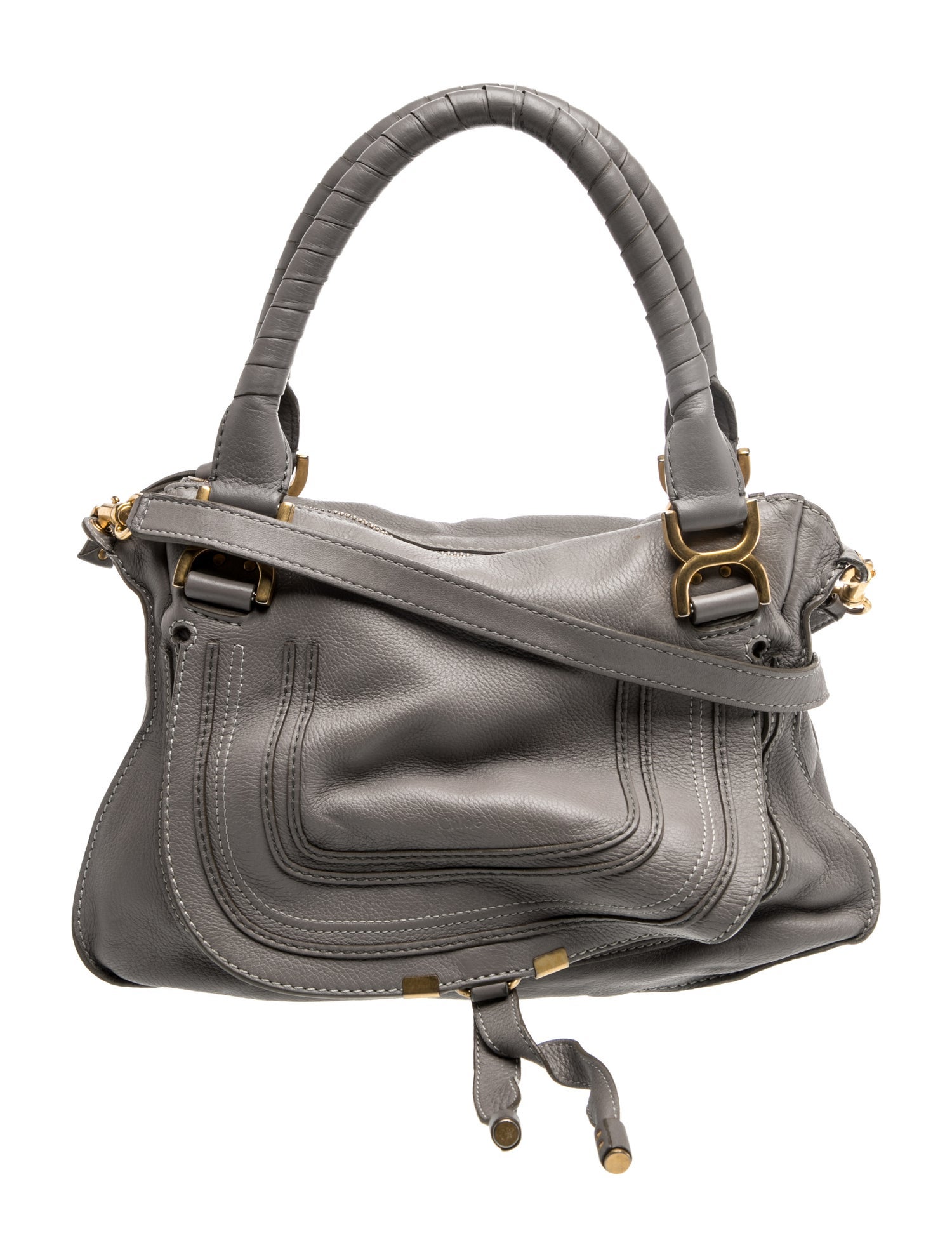Leather Top Handle Bag
