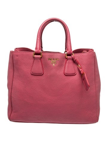 Vitello Daino Leather Top Handle Bag