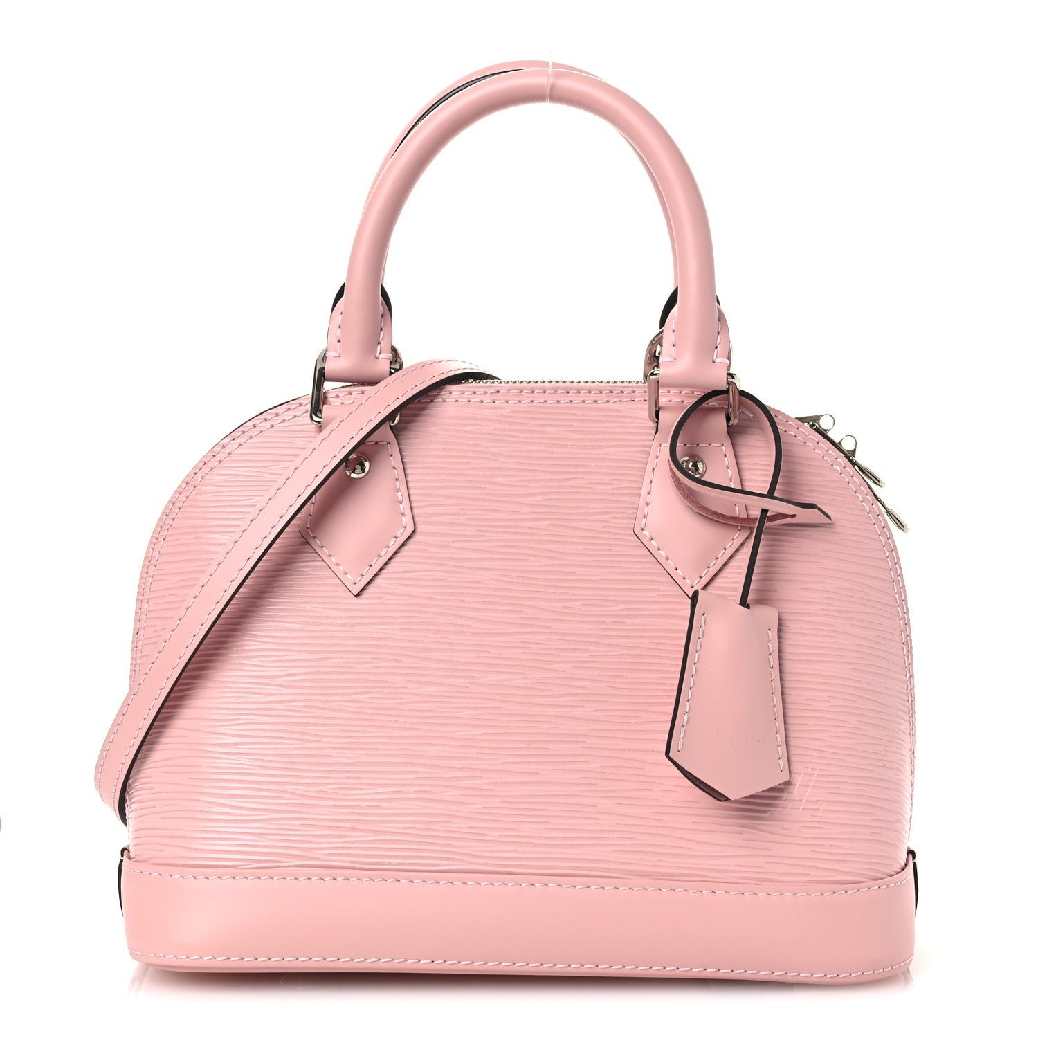 Louis Vuitton Louis Vuitton Epi Alma BB Rose Ballerine
