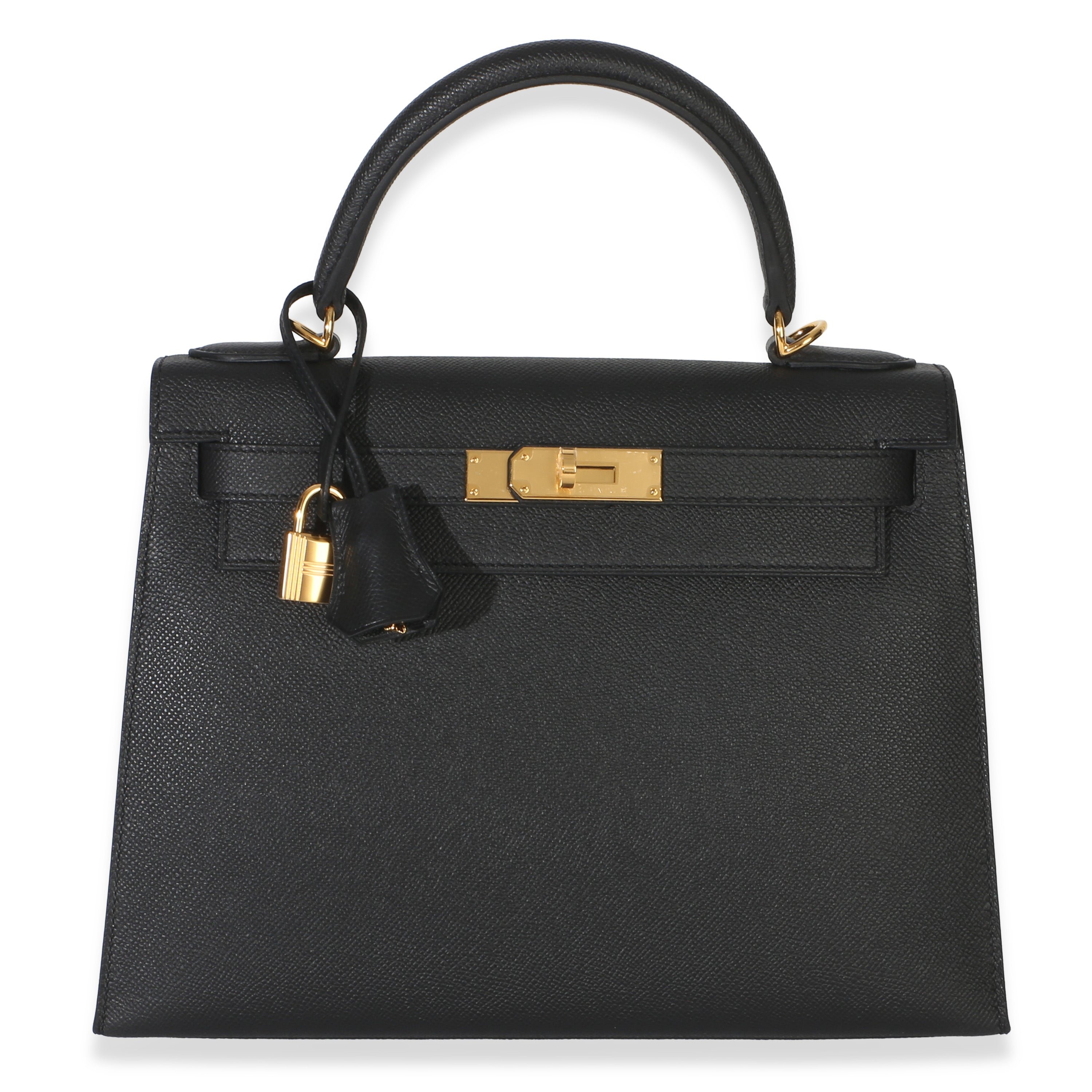 Black Epsom Sellier Kelly 28 PHW