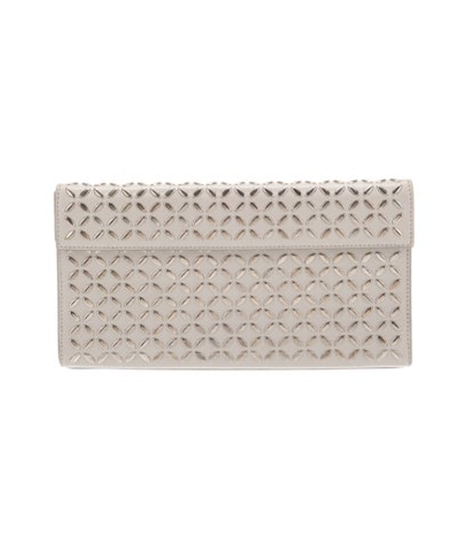 Alaia Leather Clutch