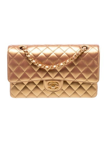 Quilted Classic Medium Double Flap Bag