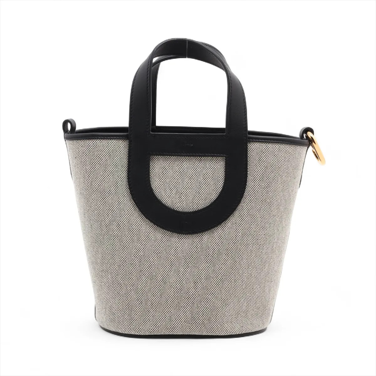 Hermès In the loop 18 Toile H x Veau Swift Black Gold Metal Fittings