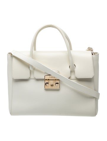 Leather Top Handle Bag