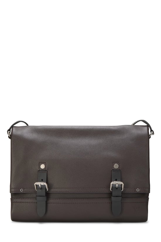 Brown Utah Leather Canyon Messenger MM
