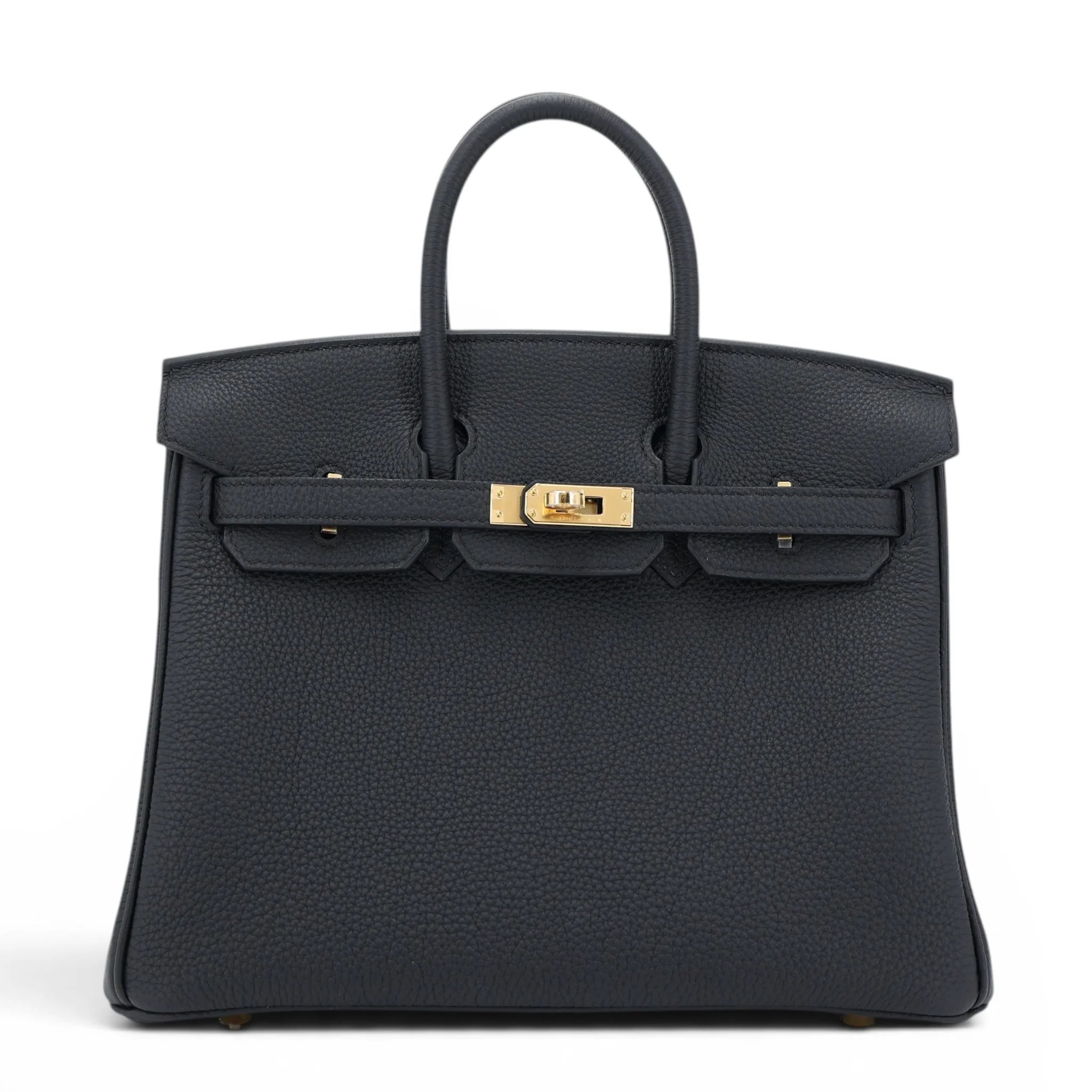 Brand New ( Rank N ) HERMÈS Birkin 25 Noir (89) Togo Gold hardware G (2026)