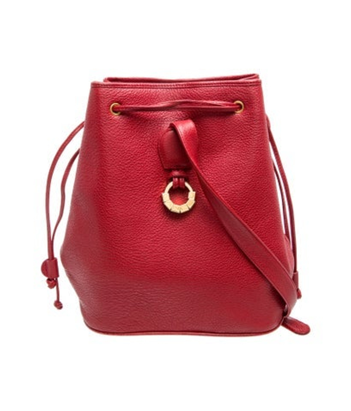 Lancel Leather Bucket Bag