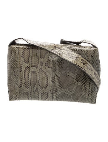Embossed Leather Shoulder Bag