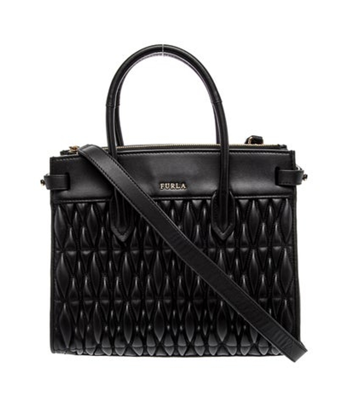 Furla Leather Top Handle Bag