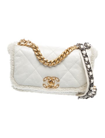 Medium Shearling 19 Flap Bag