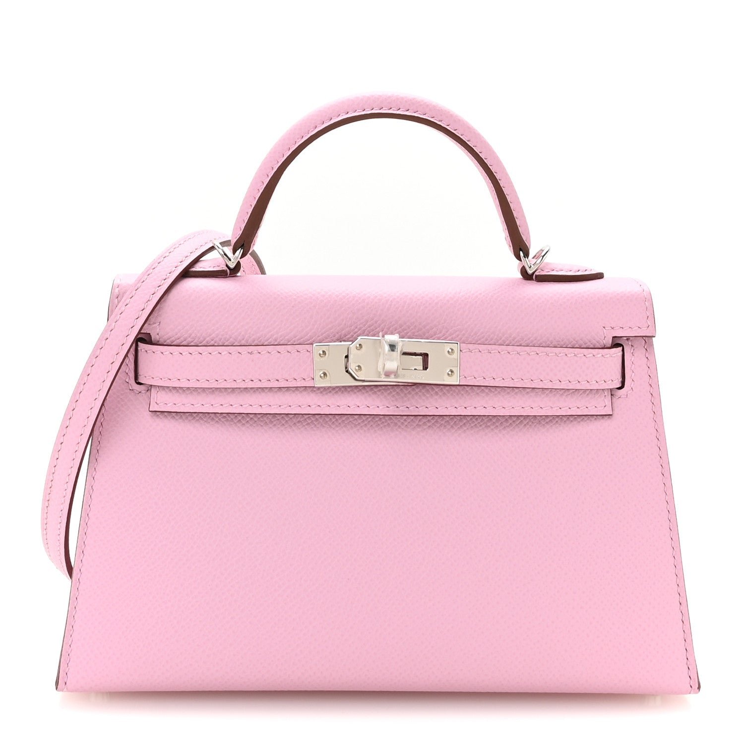 Epsom Mini Kelly Sellier 20 Mauve Sylvestre