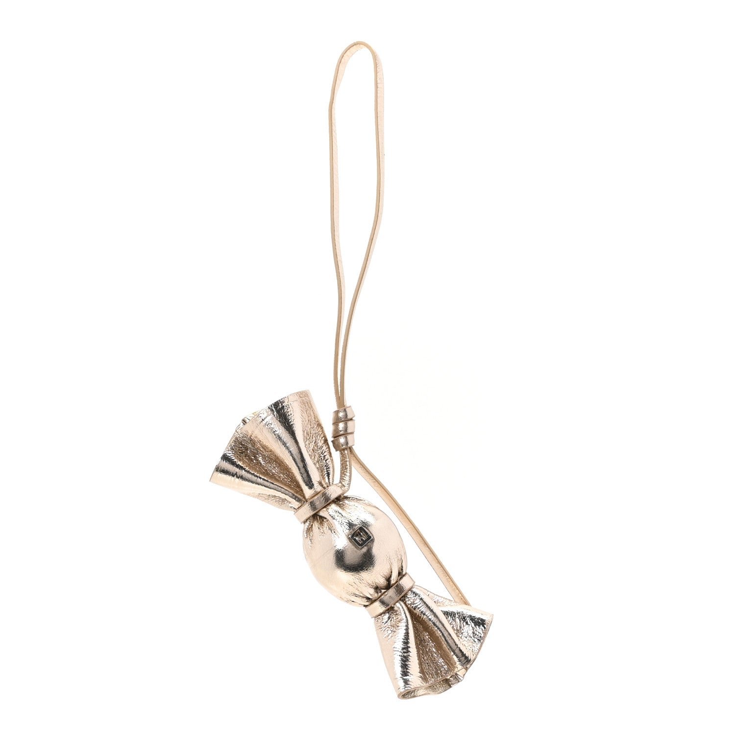 Fendi Rock Millenium Laminato So Sweet Bag Charm Platino