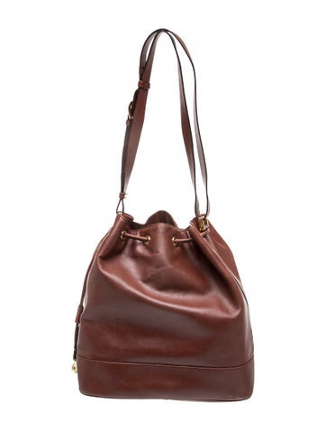 Leather Bucket Bag