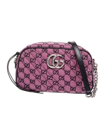 GG Canvas Marmont Small