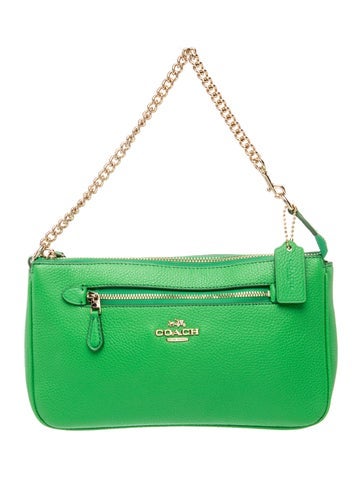 Coach Leather Top Handle Bag
