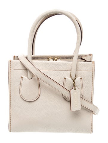 Leather Top Handle Bag
