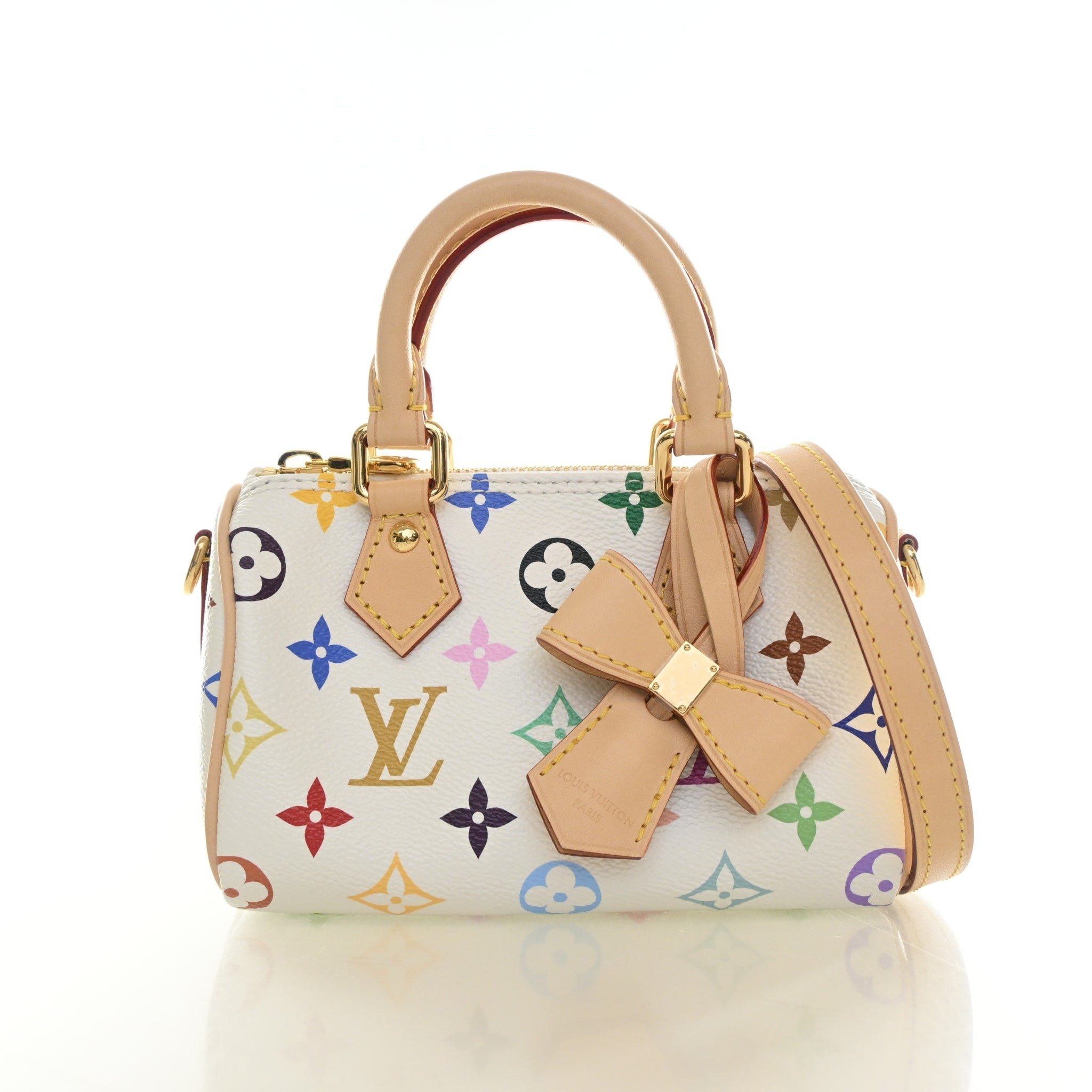 Louis Vuitton x Takashi Murakami Multicolor Monogram Nano Speedy