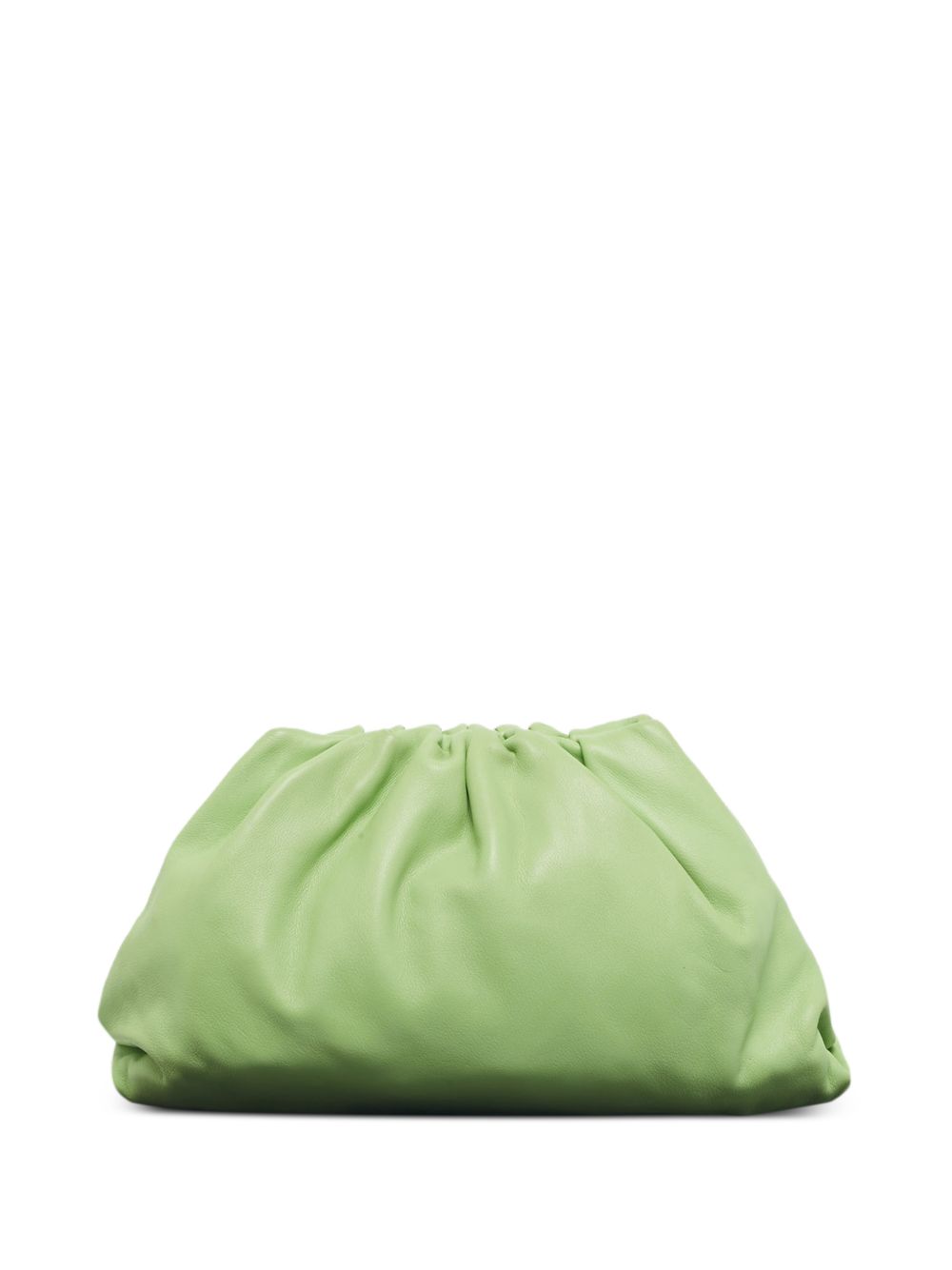 Pouch leather clutch bag