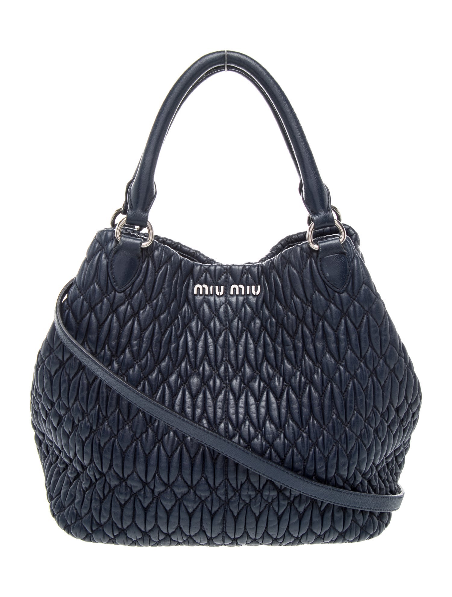 Miu Miu Leather Top Handle Bag