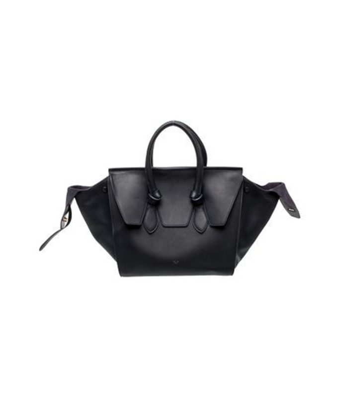 Celine Leather Tie Tote Small