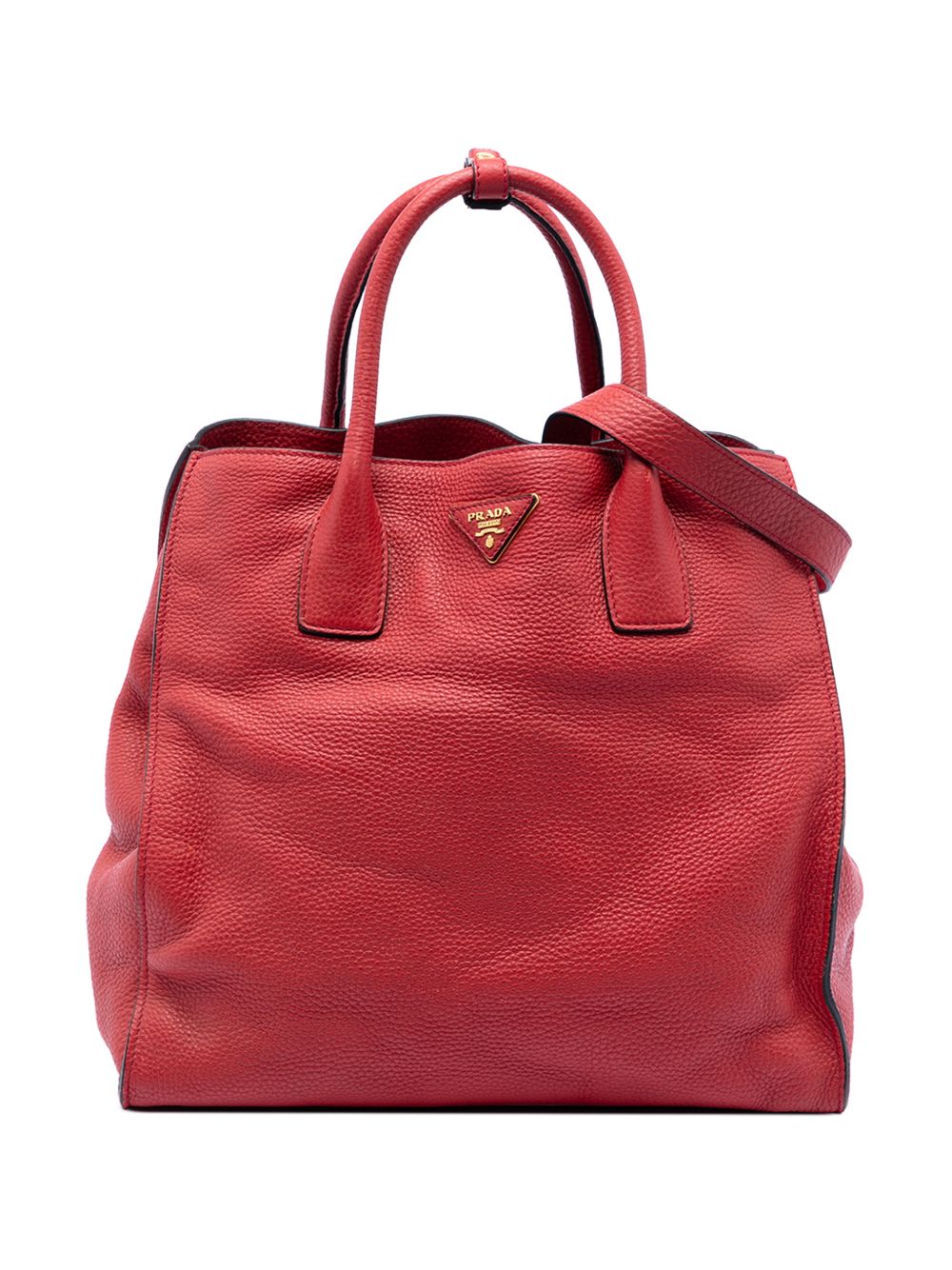 Prada 2015-2026 Vitello Daino Open Convertible Tote satchel