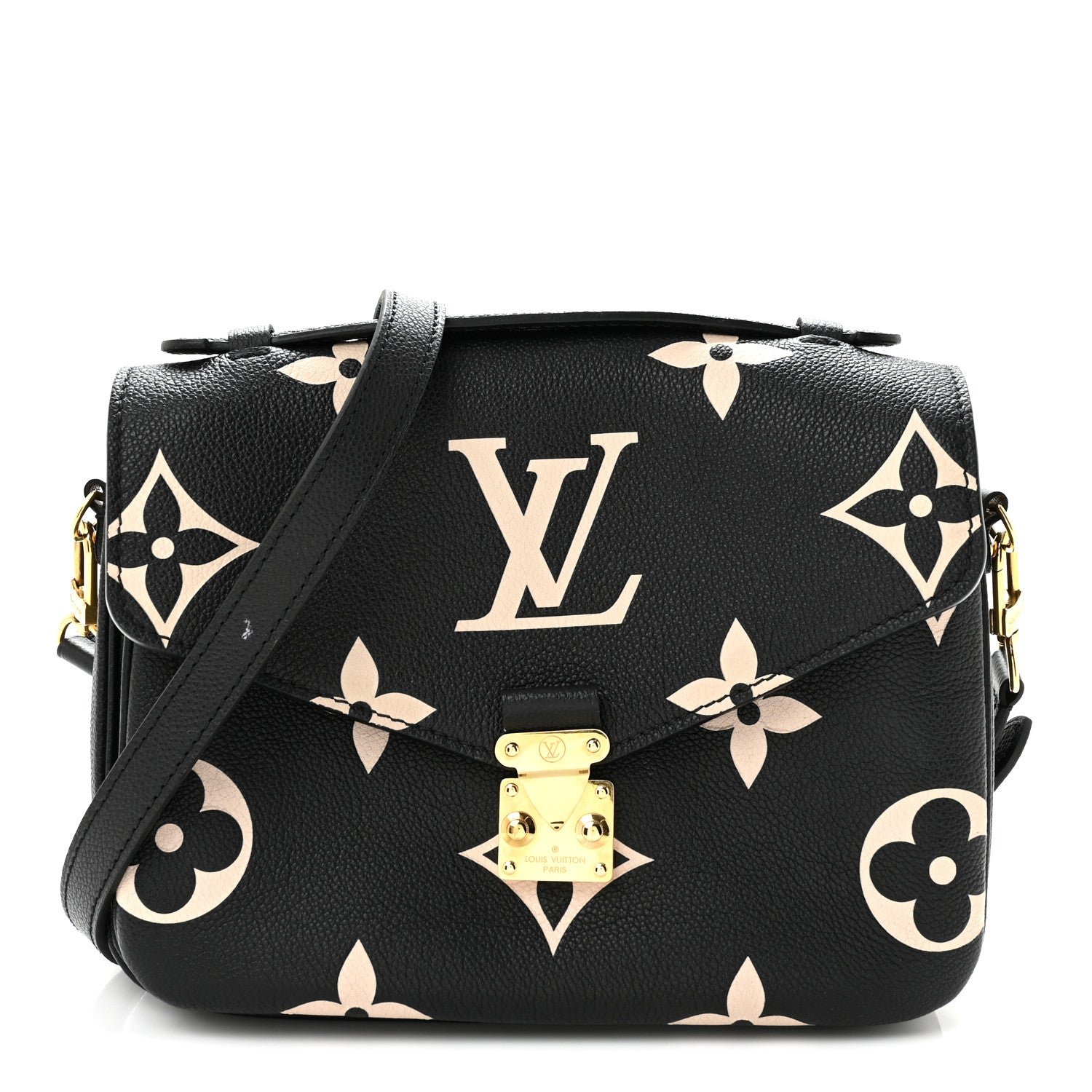 Louis Vuitton Empreinte Monogram Giant Pochette Metis Black Beige