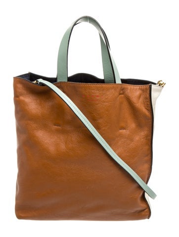 Leather Top Handle Bag