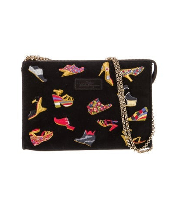 Salvatore Ferragamo Ferragamo Velvet Crossbody Bag