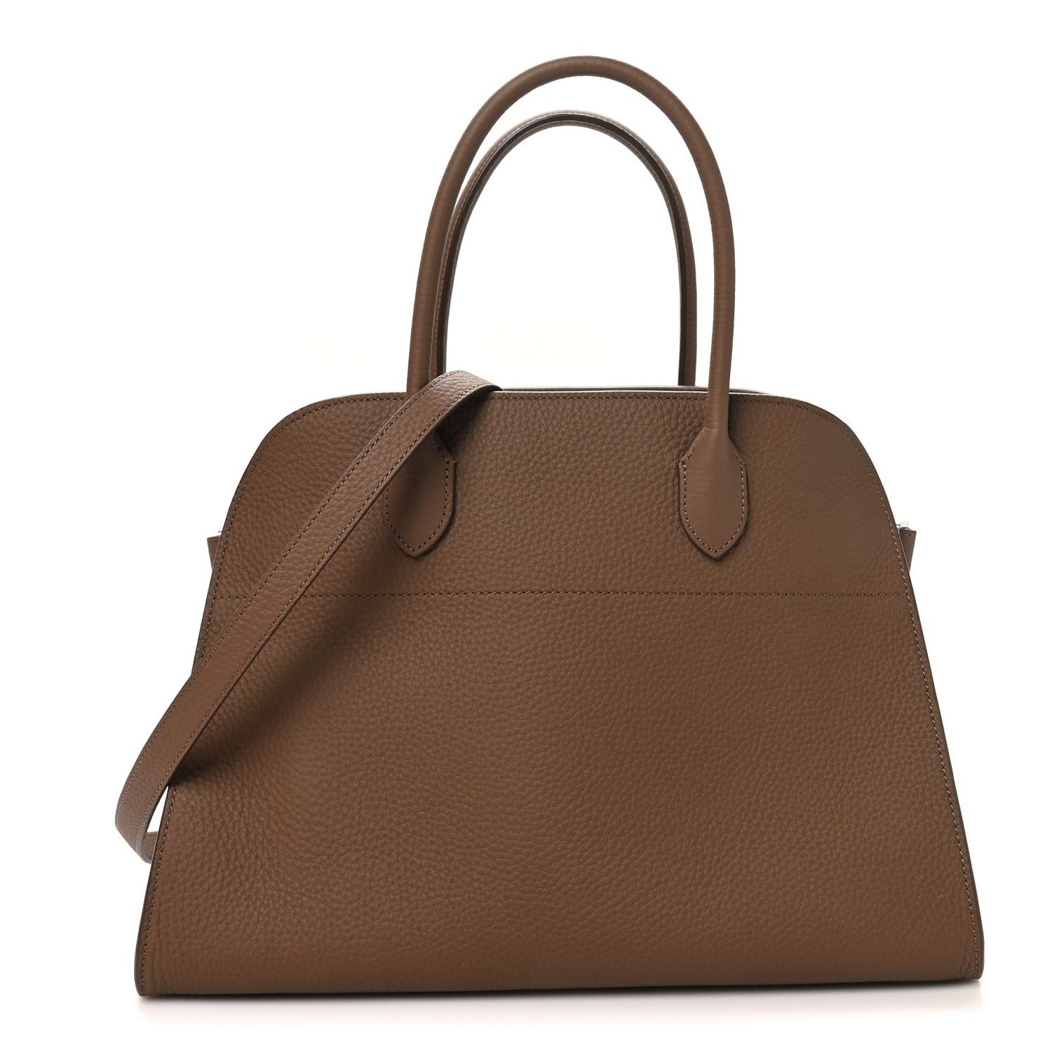 The Row Matte Grained Calfskin Soft Margaux 12 Muschio